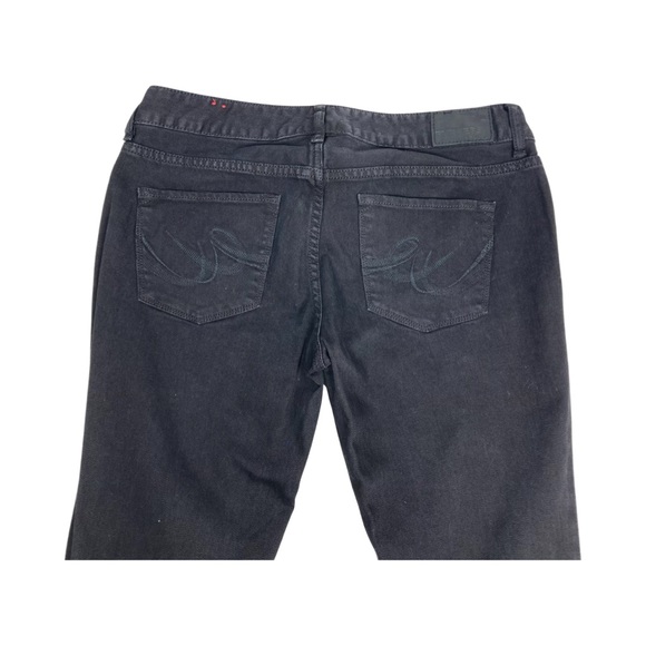 Express Jeans Womens Stella Skinny Leg Size 8R Black Dark Wash - Picture 6 of 15